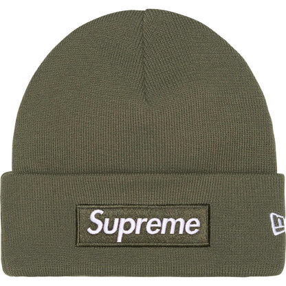 Supreme New Era Box Logo Beanie (FW25) Light Olive