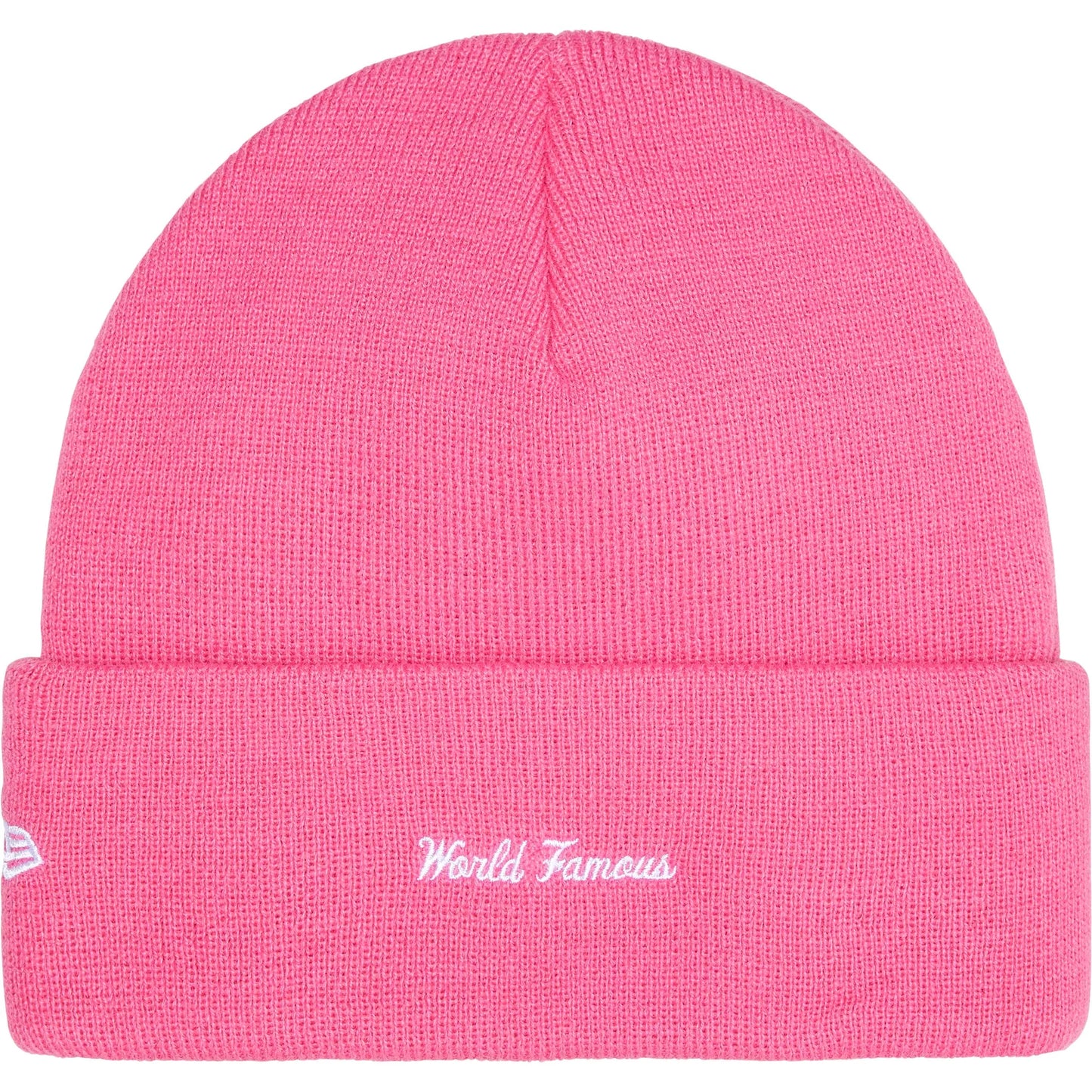 Supreme New Era Box Logo Beanie (FW25) Magenta