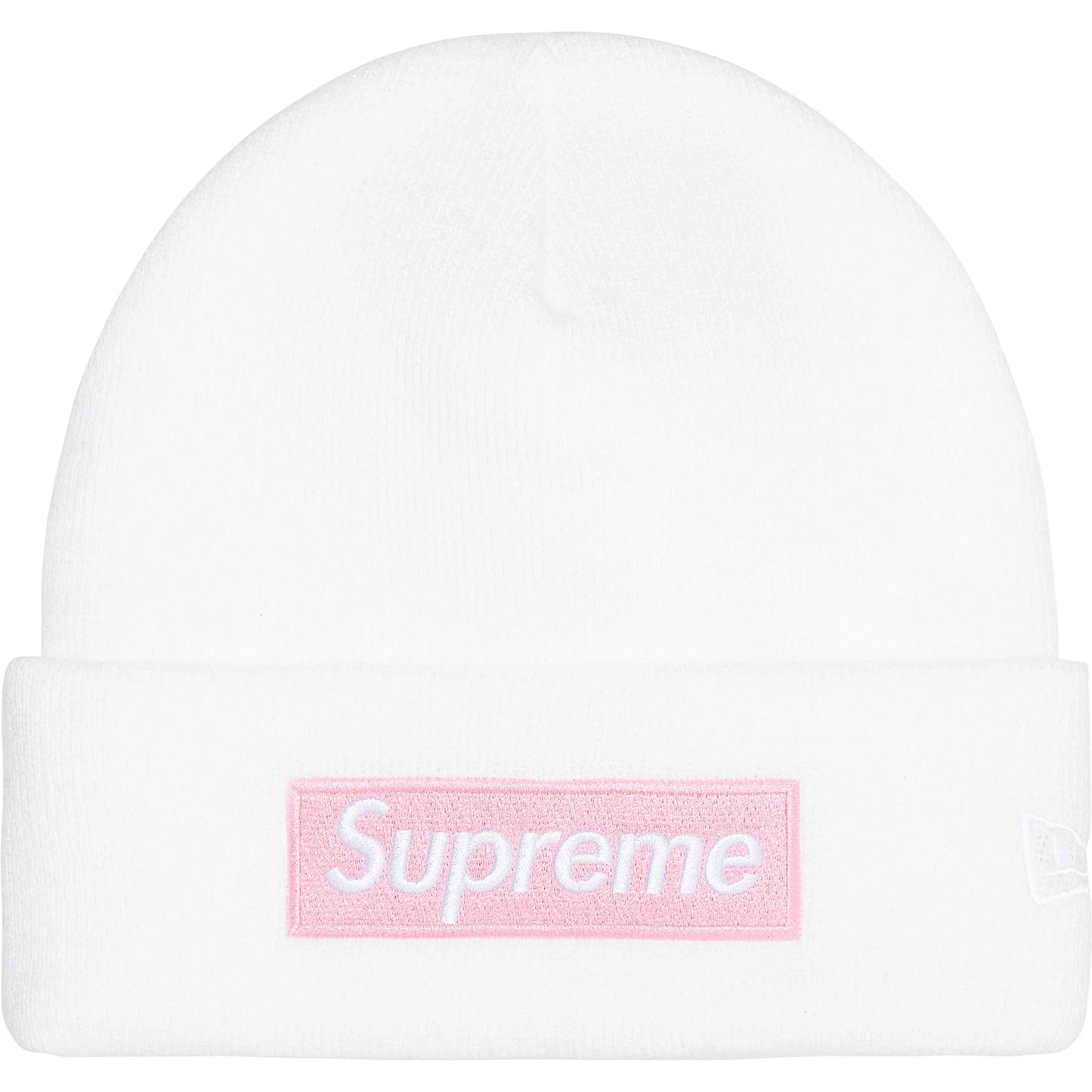 Supreme New Era Box Logo Beanie (FW25) White