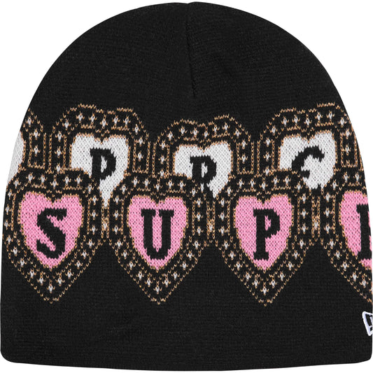 Supreme New Era® Hearts Beanie Black