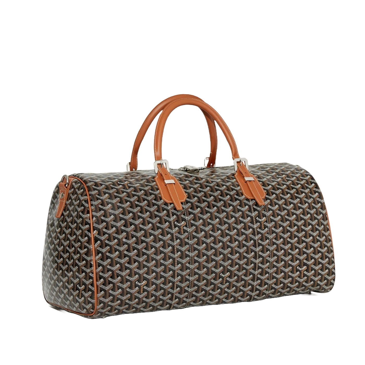 Goyard Boston 50 Bag Black & Tan