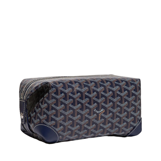 Goyard Bowling 25 Toiletry Bag Navy Blue