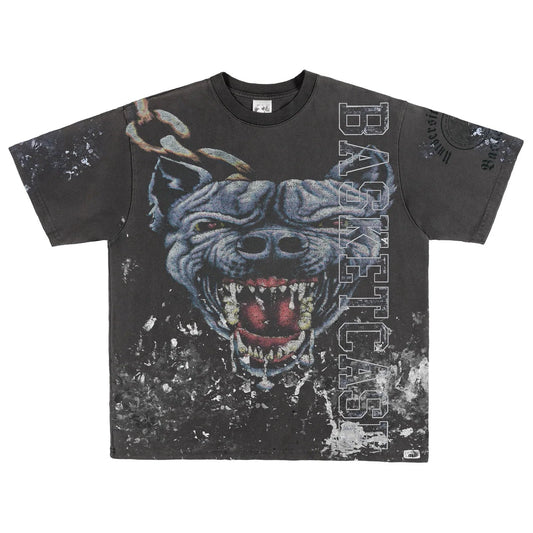 Basketcase Gallery Bulldog V2 T-Shirt Vintage Black