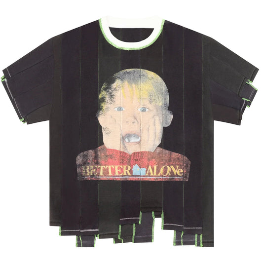 *Better With Age Loaner Paneled Tee Faded Black