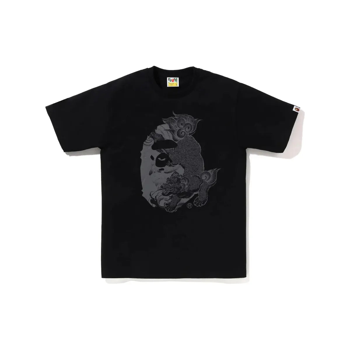 BAPE Japanese Tattoo Ape Head Tee Black