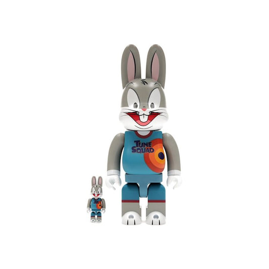 Bearbrick x Space Jam: A New Legacy Rabbrick Bugs Bunny 100% & 400% Set Grey