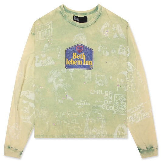 Paly Hollywood Bethlehem L/S Tee Light Green