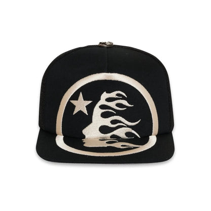 Hellstar Big Logo Trucker Hat Black