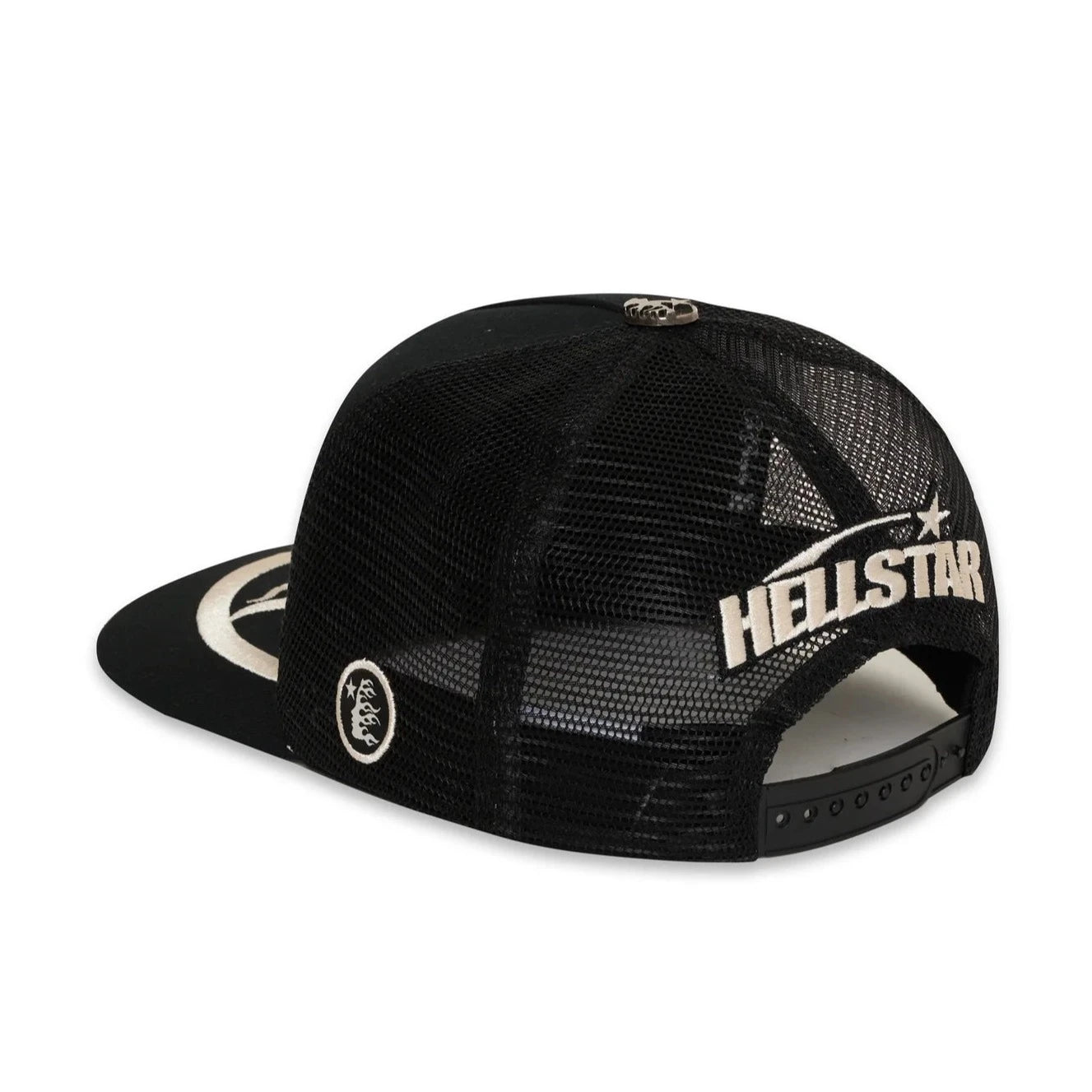 Hellstar Big Logo Trucker Hat Black