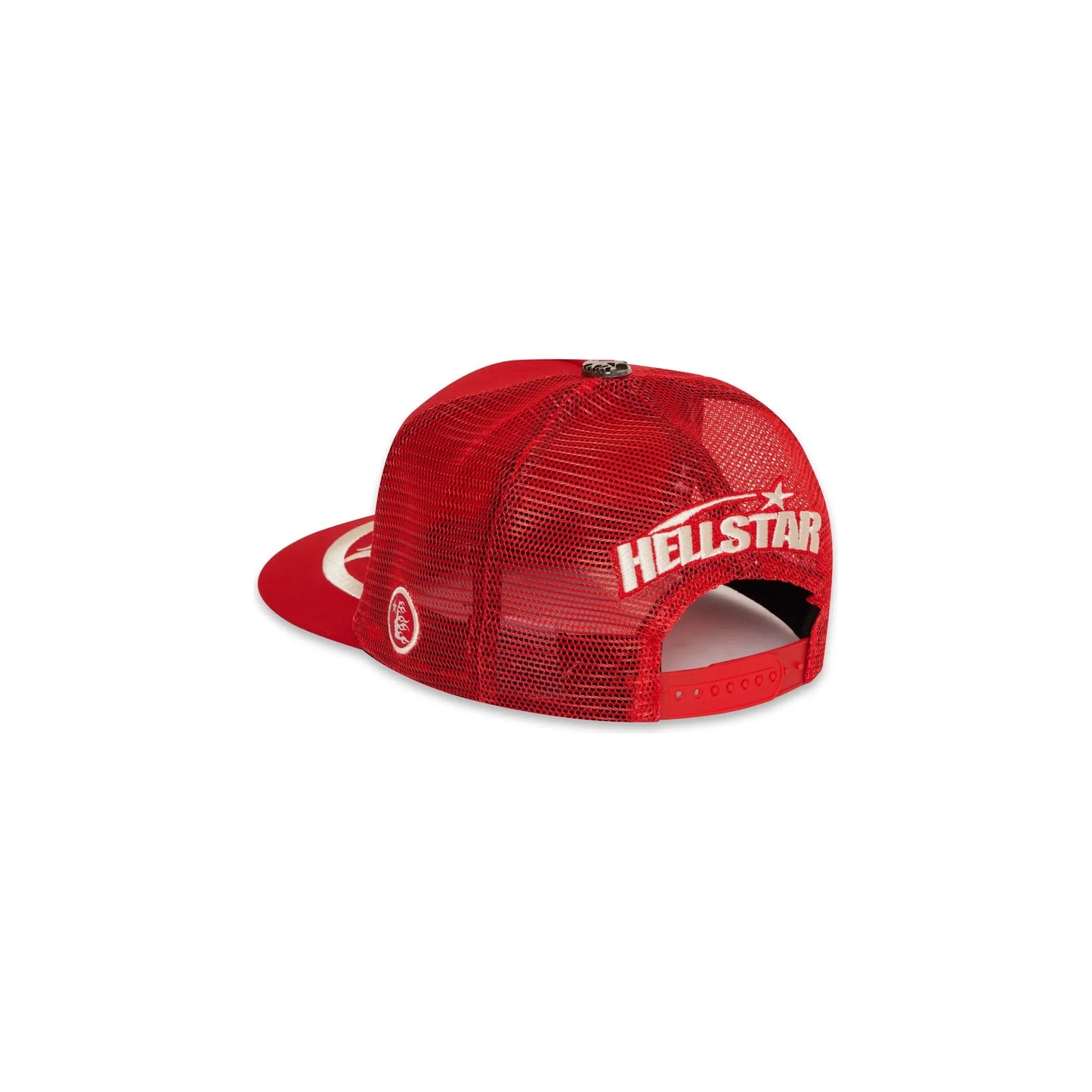 Hellstar Big Logo Trucker Hat Red