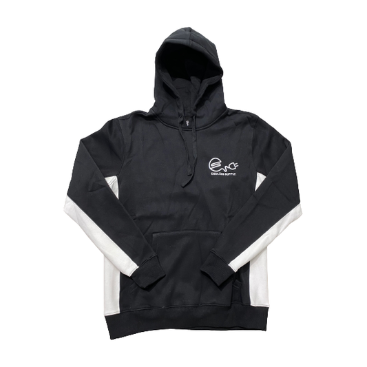 Endless Supply Color Block Hoodie Black/White