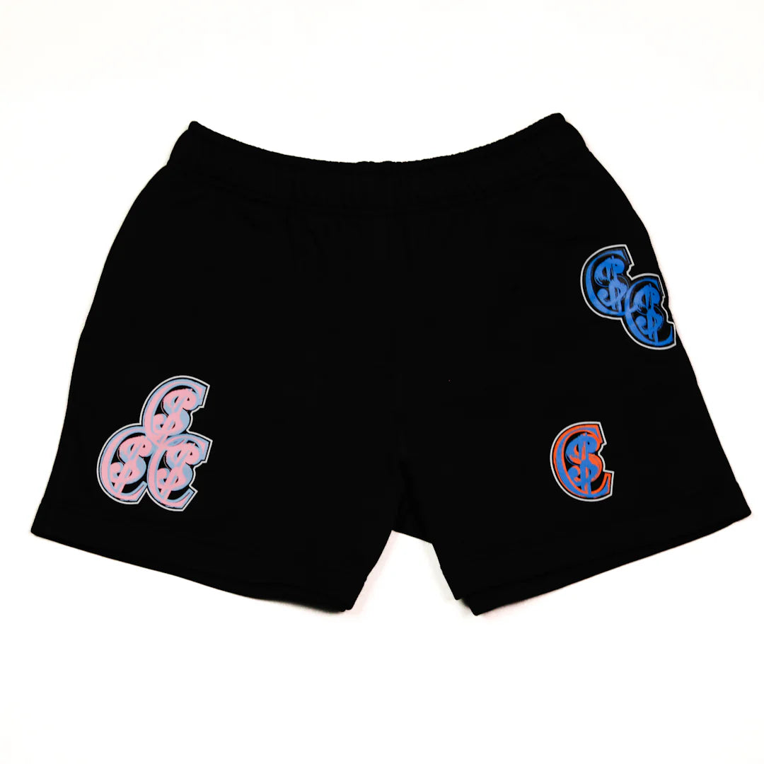 Chris Smokes C$ Art Money Shorts Black