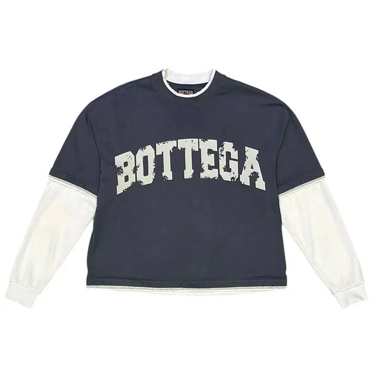 Bottega Desires War Thermal L/S T-Shirt Navy