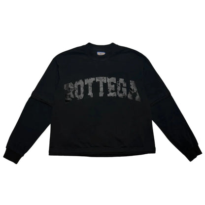 Bottega Desires War Thermal L/S T-Shirt Black