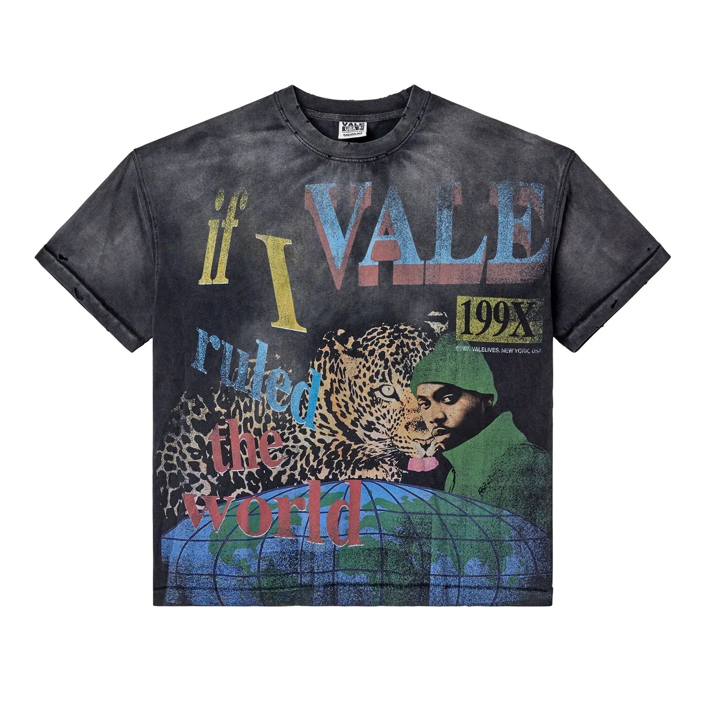 Vale Forever Da Ruler Tee Black