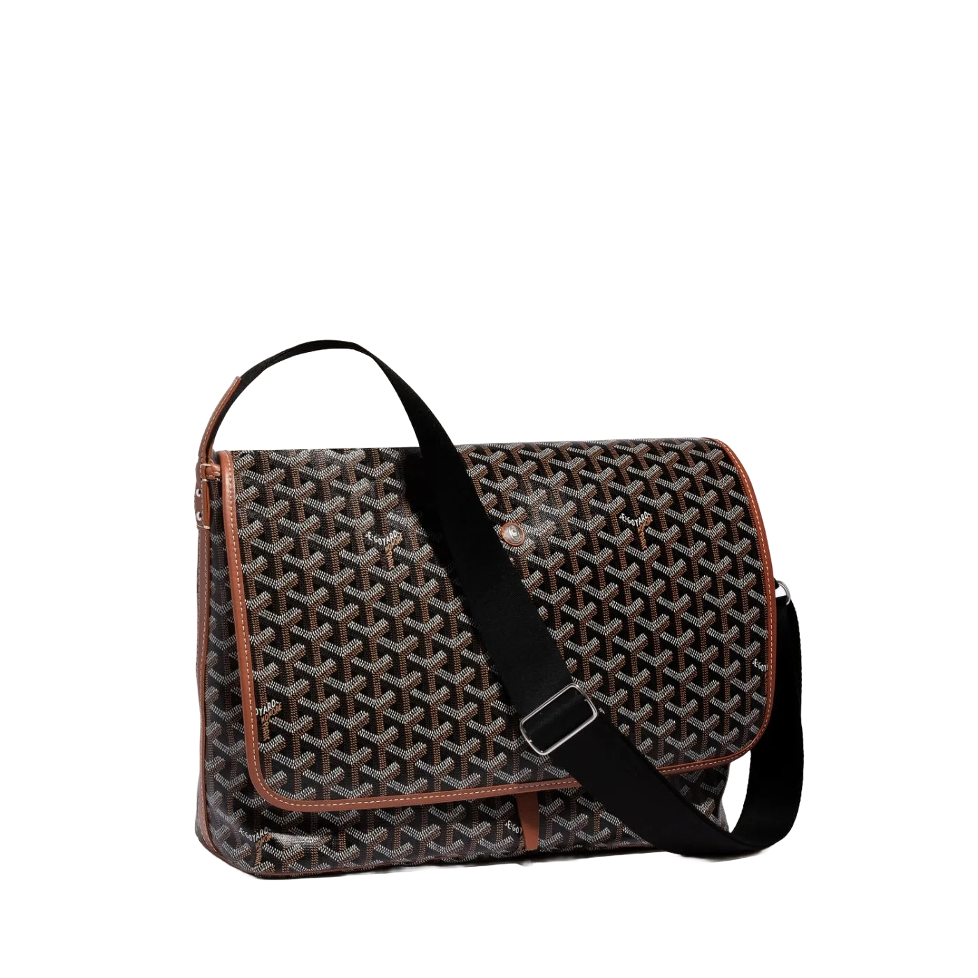 Goyard Capetien MM Messenger Bag Black & Tan