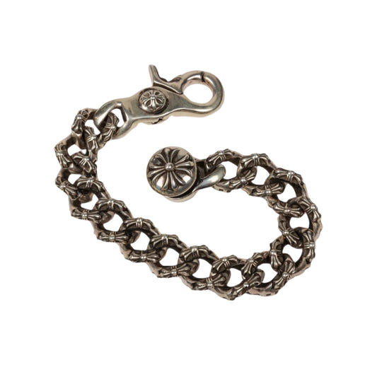 Chrome Hearts Silver Extra Fancy Link Bracelet