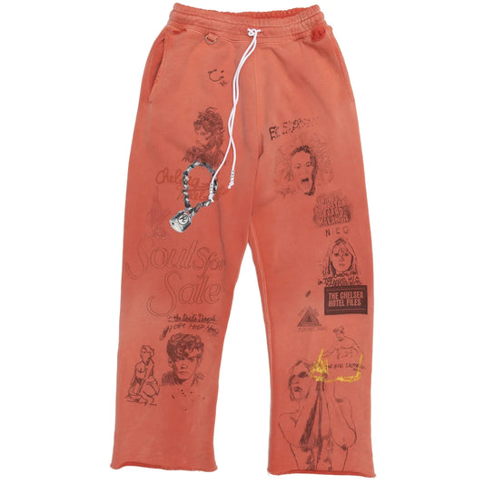 Paly Hollywood Bella Mcgoldrick© x Chelseay Hotel Sweatpant Red