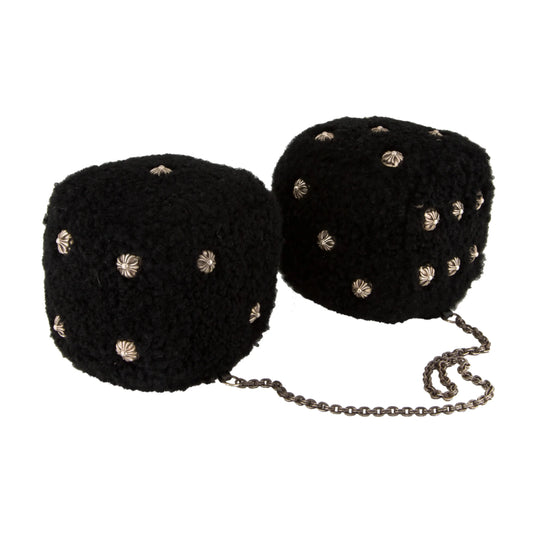 Chrome Hearts Fuzzy Dice Black