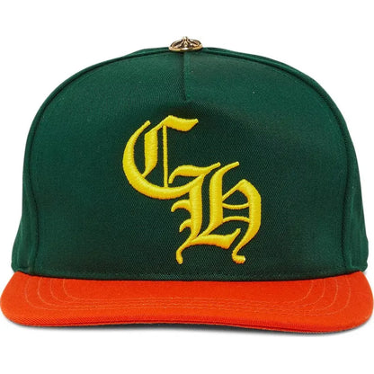 Chrome Hearts Miami Exclusive CH Baseball Hat Orange/Yellow/Green