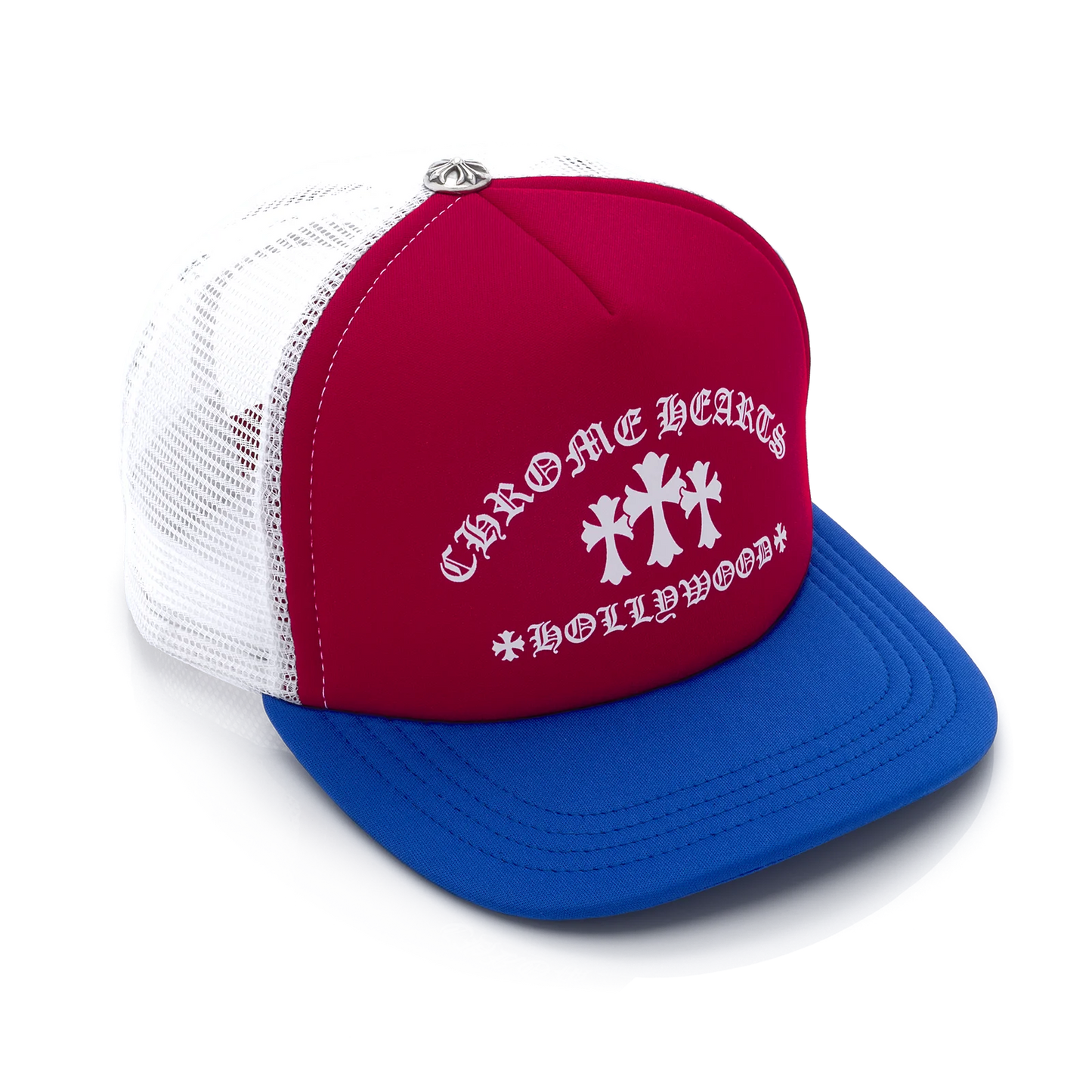 Chrome Hearts King Taco Trucker Hat Red/White/Blue