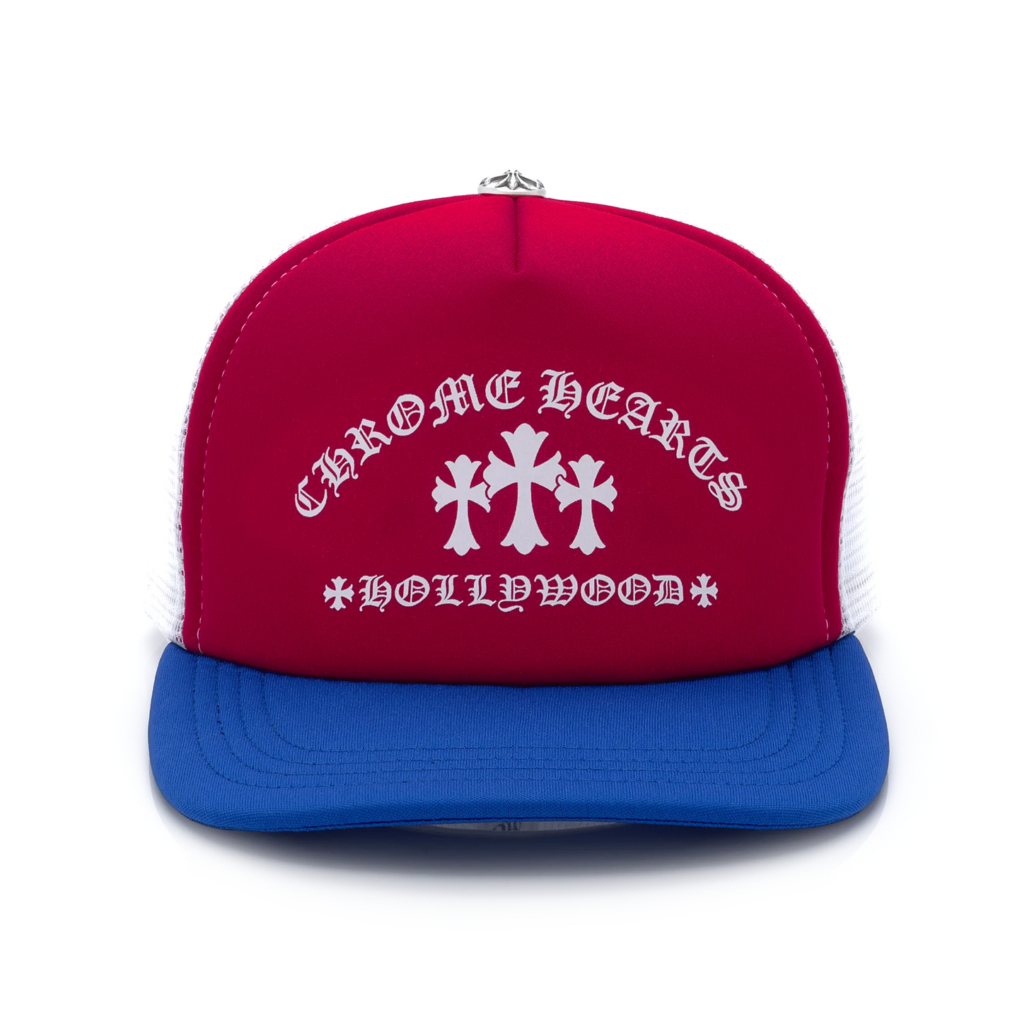 Chrome Hearts King Taco Trucker Hat Red/White/Blue