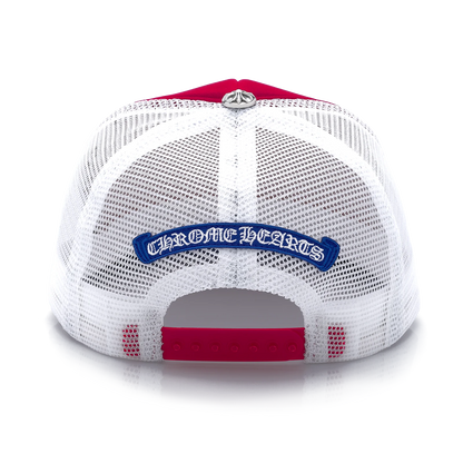 Chrome Hearts King Taco Trucker Hat Red/White/Blue