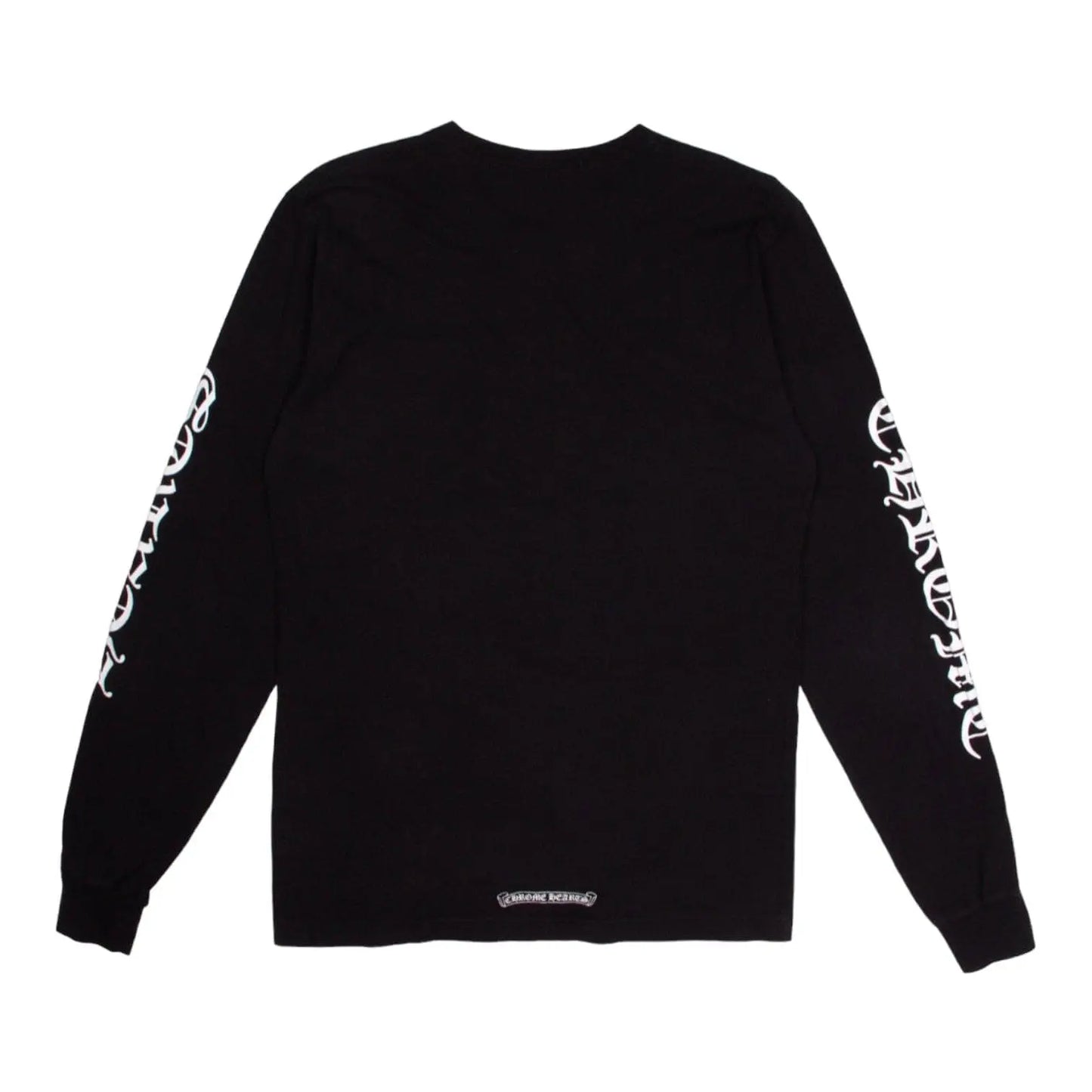 Chrome Hearts Neck Logo L/S T-Shirt Black/White