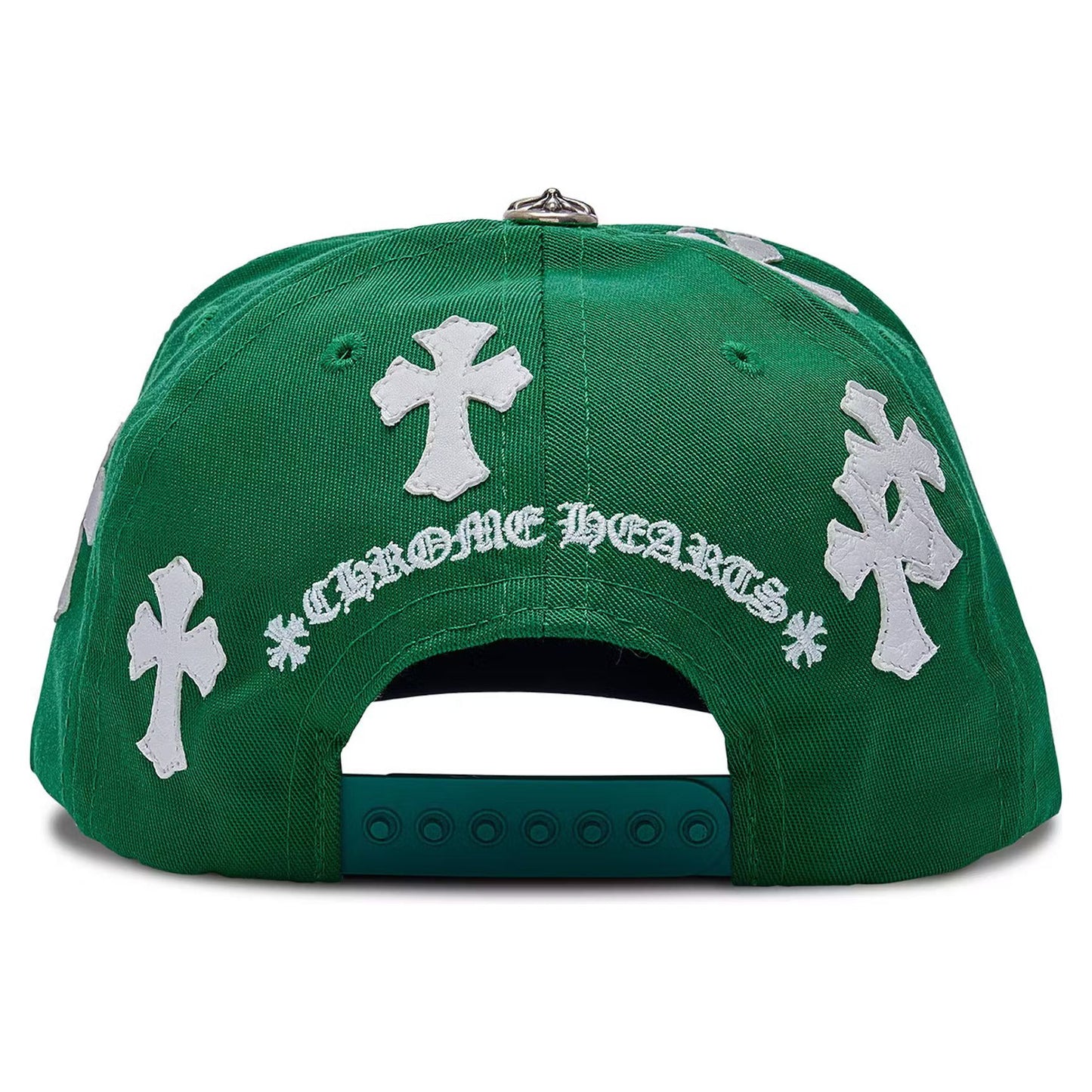 Chrome Hearts CH Cross Patch Baseball Hat Green