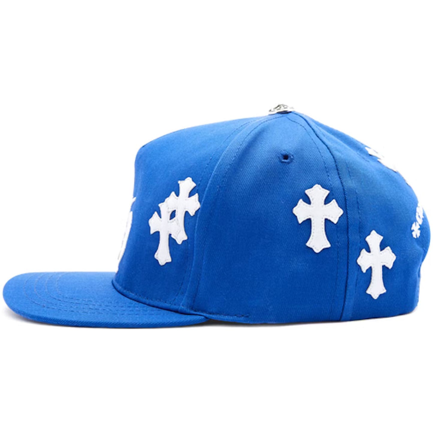 Chrome Hearts CH Cross Patch Baseball Hat Blue