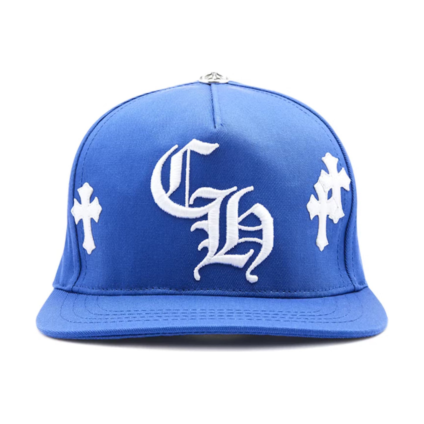 Chrome Hearts CH Cross Patch Baseball Hat Blue