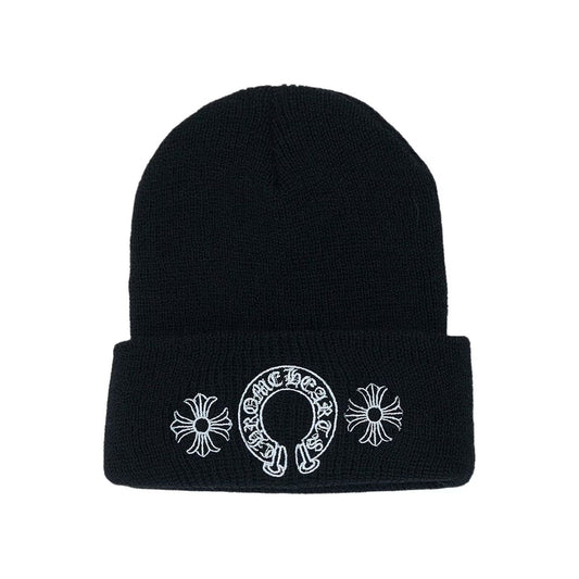 Chrome Hearts Horseshoe Beanie Black(Lightly Worn Pre-Owned)