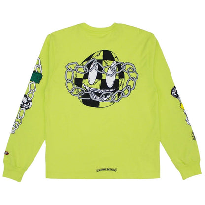 Chrome Hearts Matty Boy Link L/S T-Shirt Lime Green