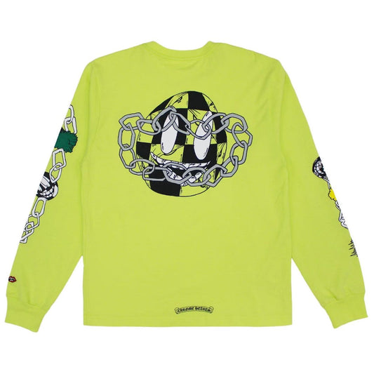 Chrome Hearts Matty Boy Link L/S T-Shirt Lime Green