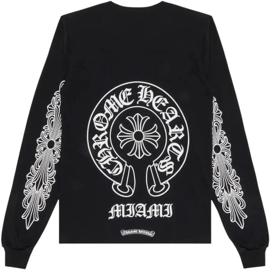 Chrome Hearts Miami Exclusive L/S T-Shirt Black