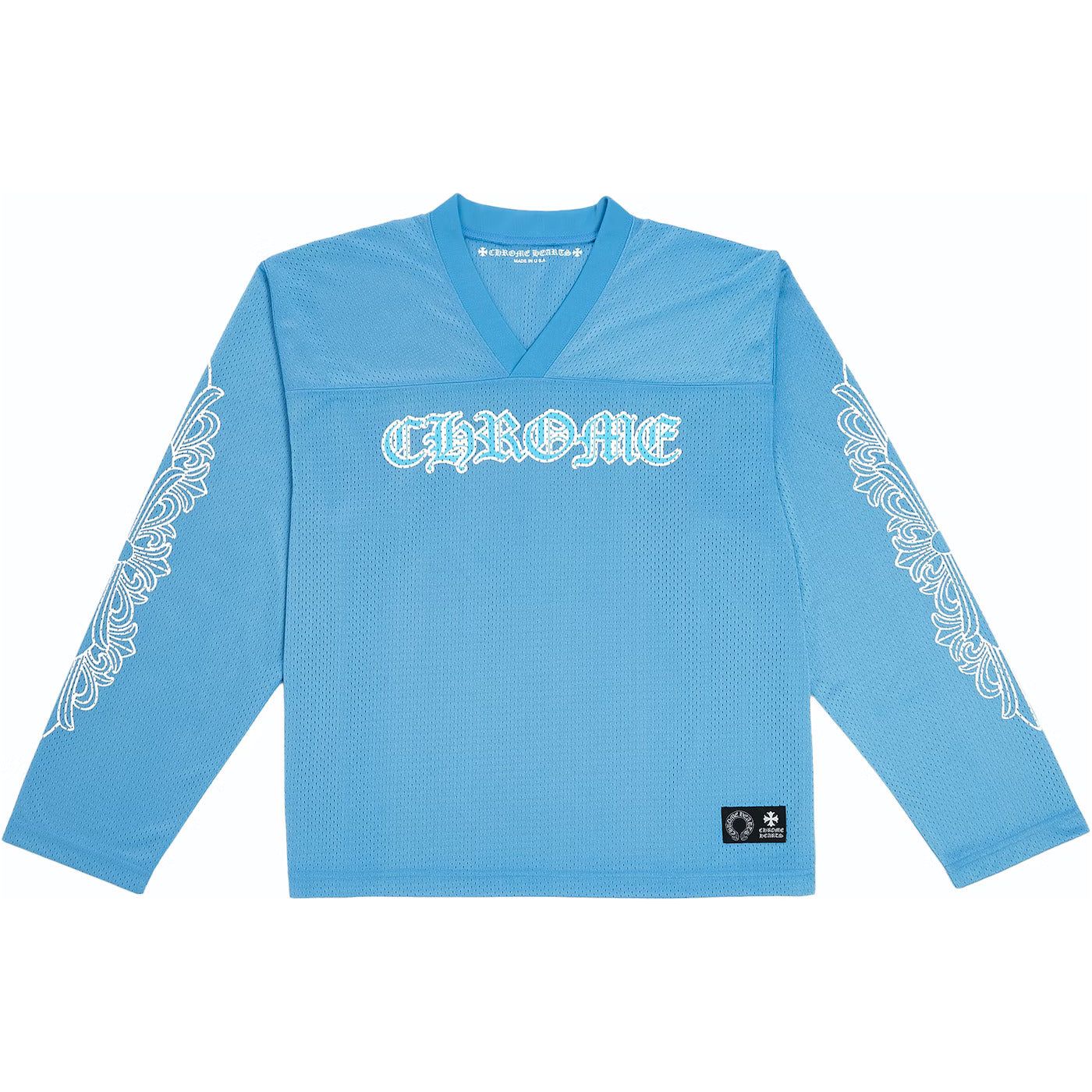 Chrome Hearts Sports Mesh Warm Up Jersey Blue