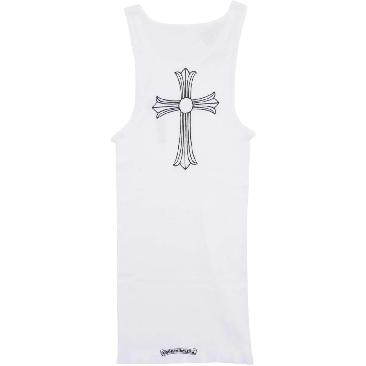 Chrome Hearts T Bar Cross Rib Tank White