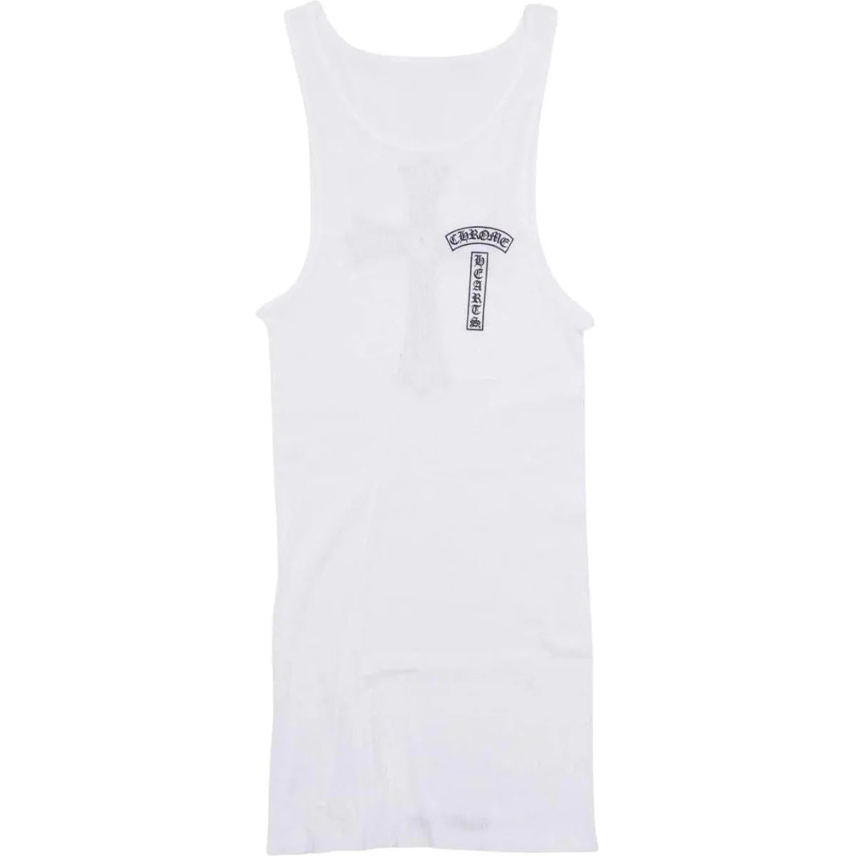 Chrome Hearts T Bar Cross Rib Tank White