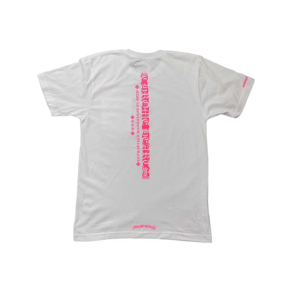 Chrome Hearts Made In Hollywood T-Shirt White/Pink