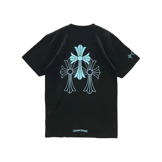 Chrome Hearts Triple Cross T-Shirt Black/Blue