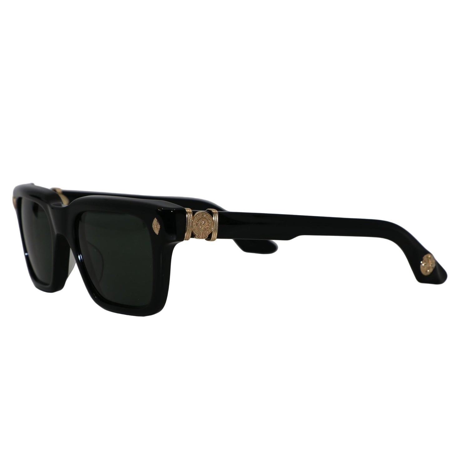 Chrome Hearts Halllamanass Sunglasses Black/Gold