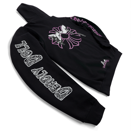 Chrome Hearts Deadly Doll Hoodie Black/Pink