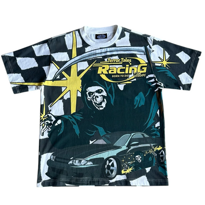 Terror Tales Racing Team T-Shirt Black/White