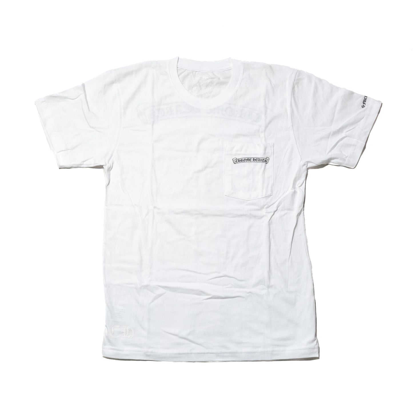 Chrome Hearts Scroll Logo T-Shirt White