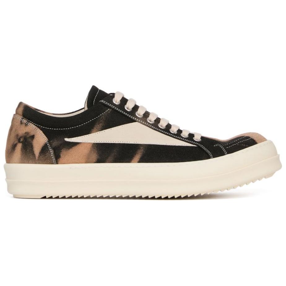 Rick Owens DRKSHDW Porterville Vintage Low Sneakers Black/Terra/Milk/Milk