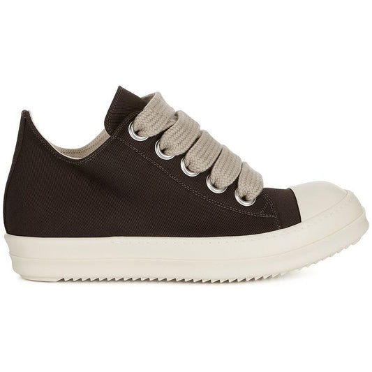 Rick Owens DRKSHDW FW25 Concordians Jumbo Laced Low Sneakers Dark Dust/Milk/Milk