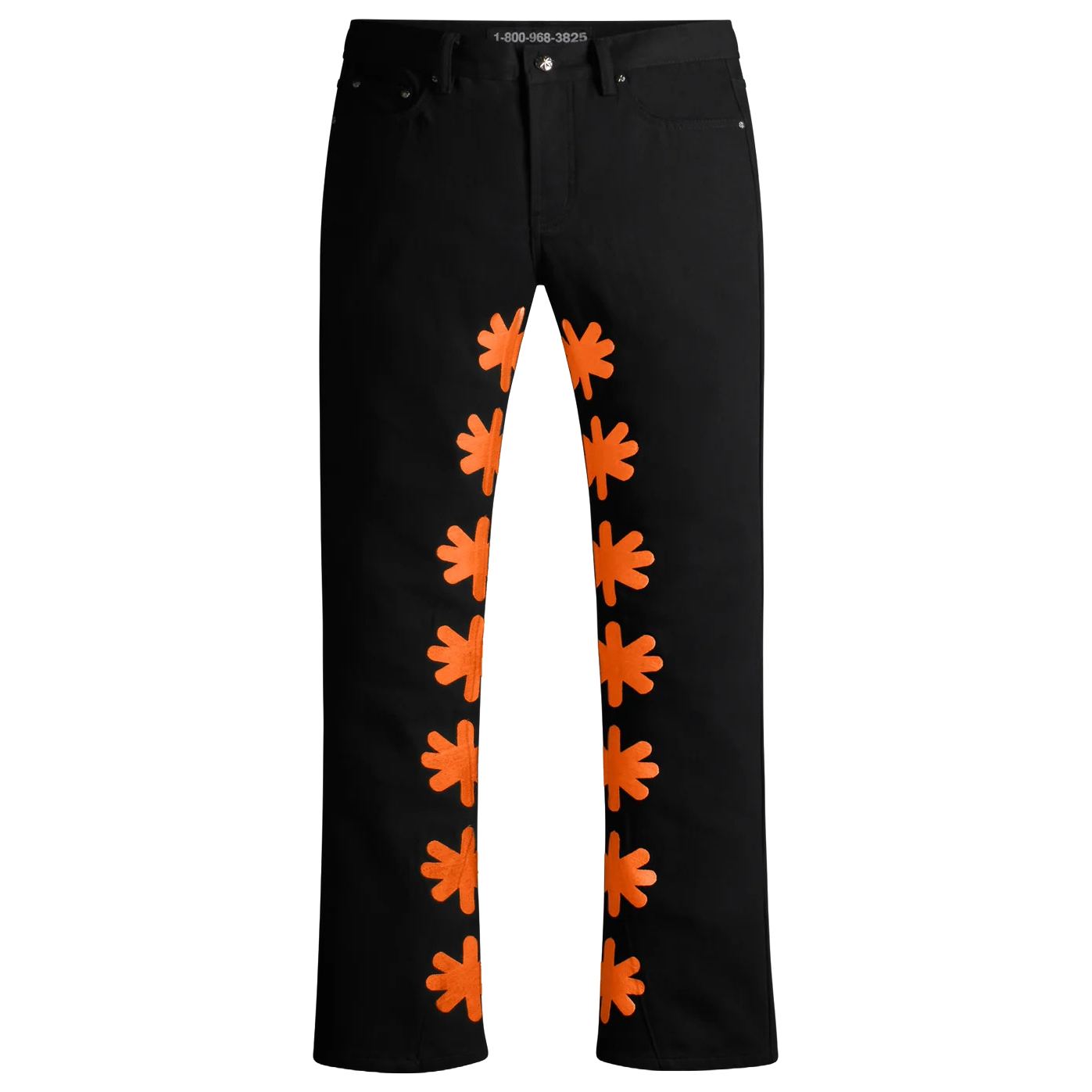 LOSTSHDWS DRKSHDWS Denim Pant Black/Orange