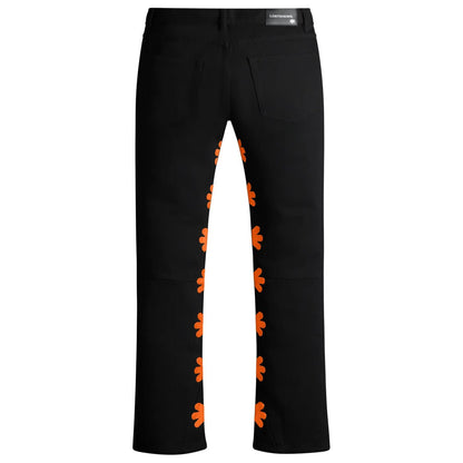 LOSTSHDWS DRKSHDWS Denim Pant Black/Orange