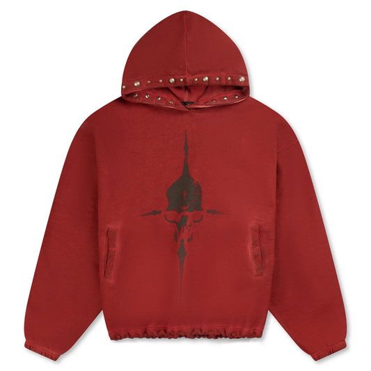 Thug Club Peace Stud Hoodie Red