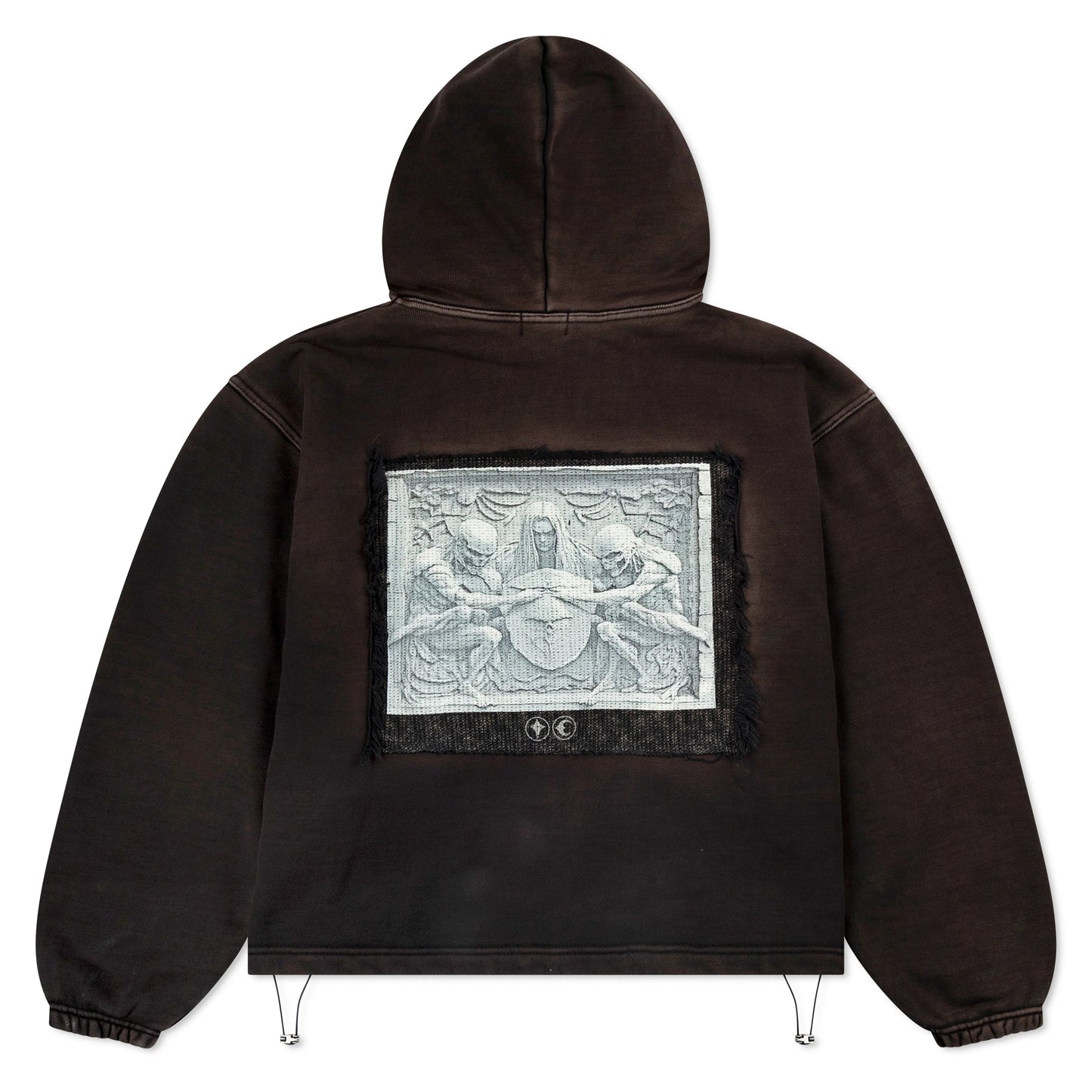 Thug Club Devil Peace Patch Hoodie Black
